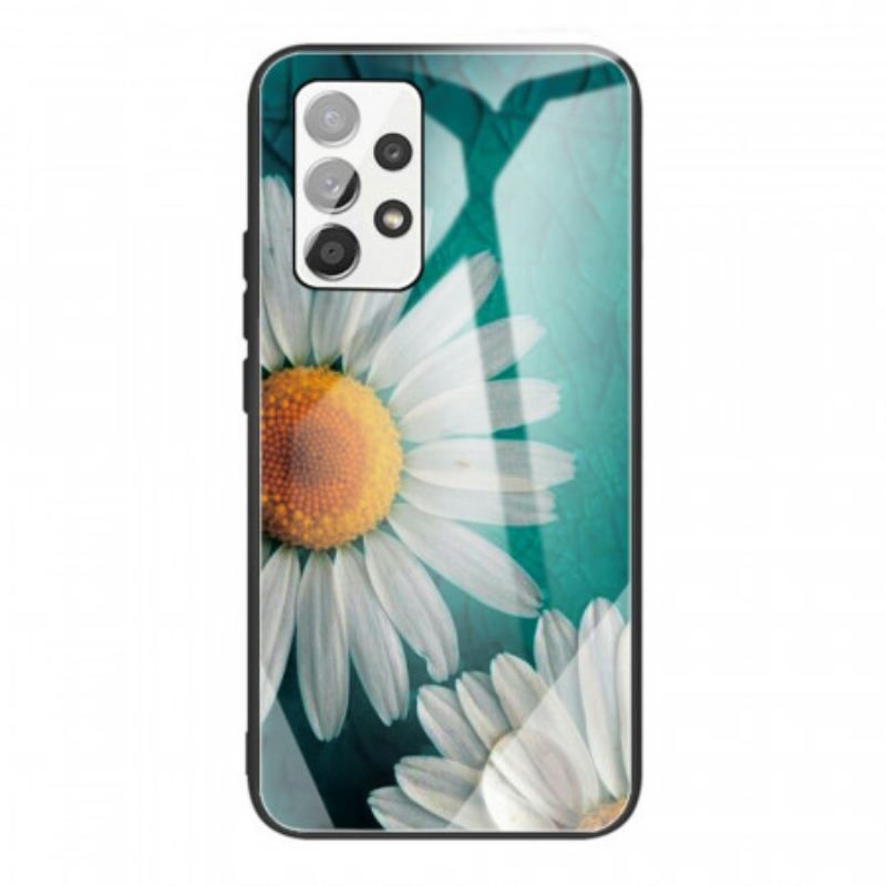 Mobilcover Samsung Galaxy A53 5G Daisy Hærdet Glas