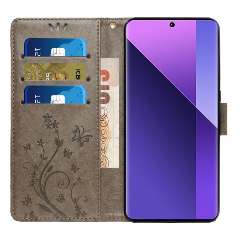 Flip Cover Xiaomi 14t Pro Blomsterrem