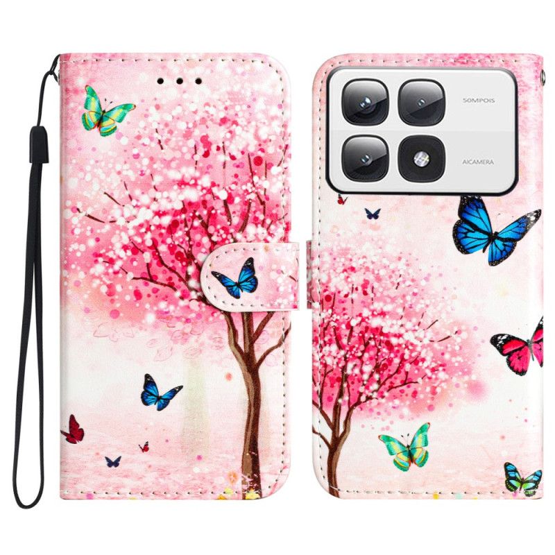 Flip Cover Xiaomi 14t Pro Kirsebærblomst