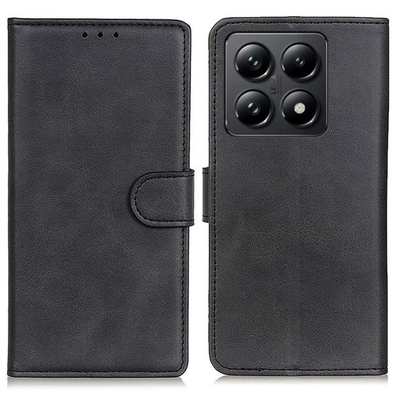 Læder Cover Xiaomi 14t Pro Telefon Etui Mat Kunstlæder