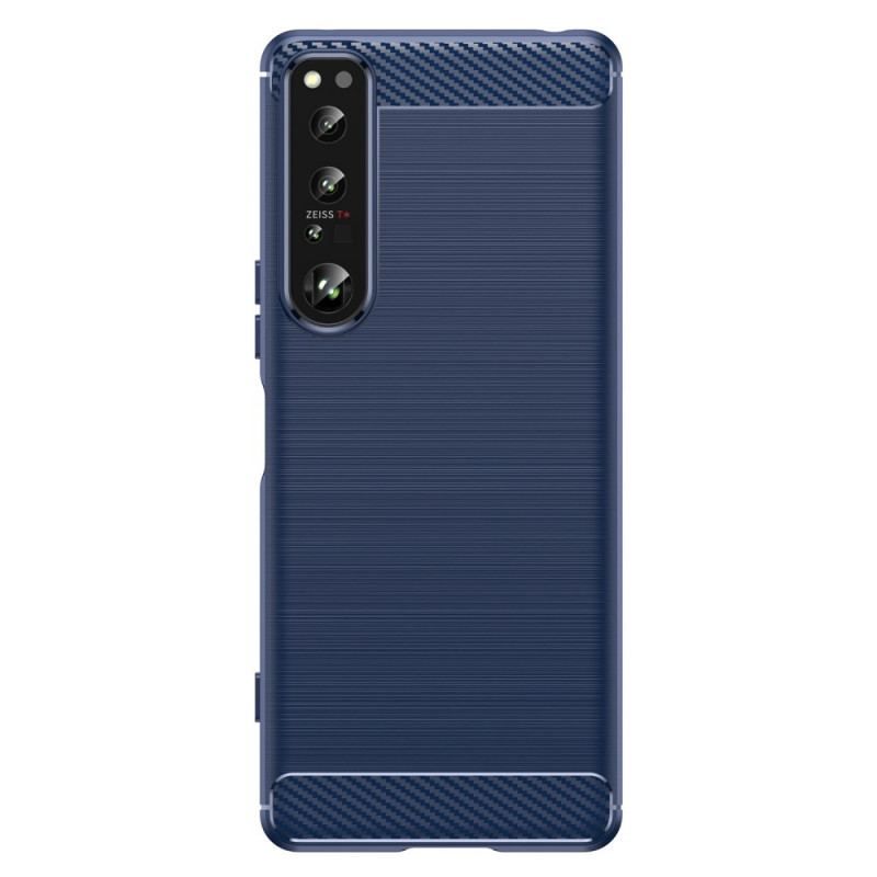 Cover Sony Xperia 1 IV Børstet Kulfiber