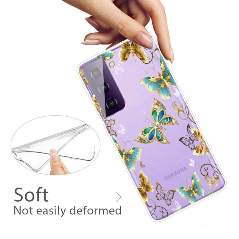 Cover Samsung Galaxy S21 Fe Butterflies Design