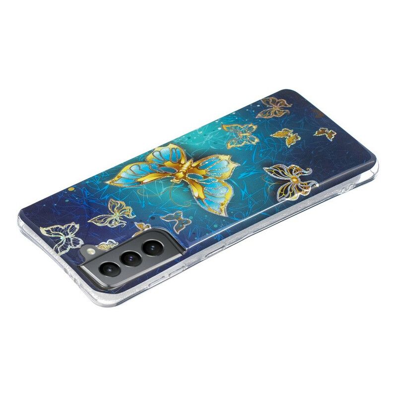 Cover Samsung Galaxy S21 Fe Butterflies Design