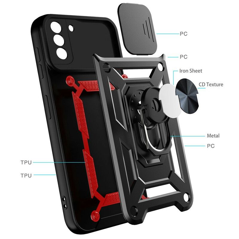 Cover Samsung Galaxy S21 Fe Fotomoduldæksel Og Support