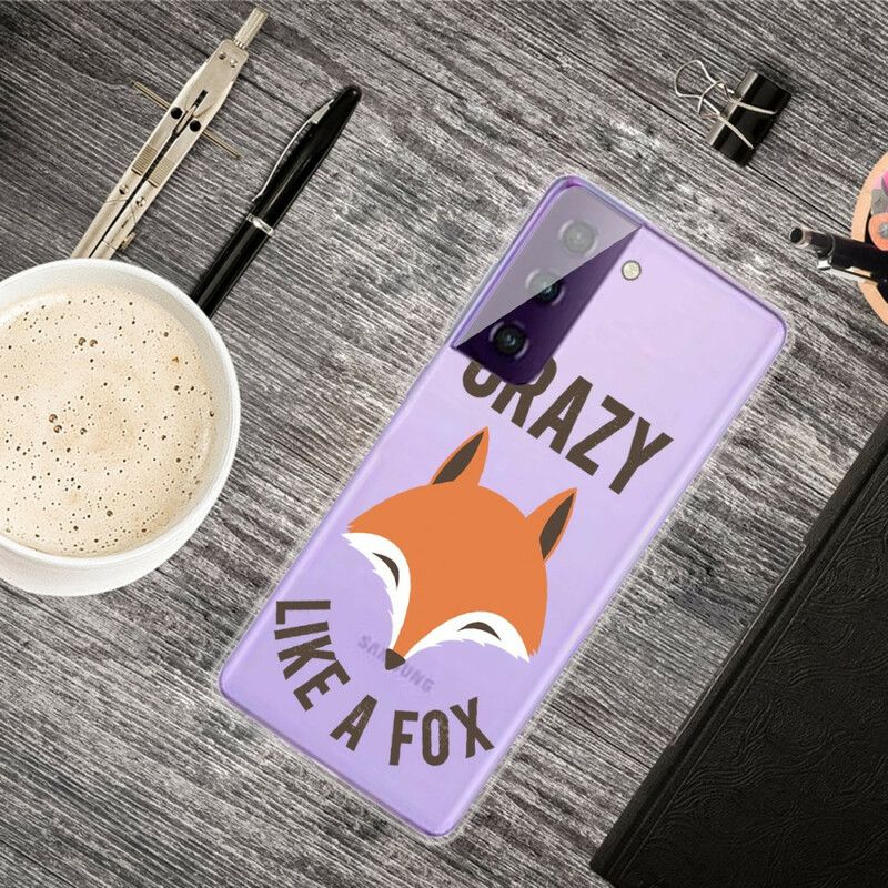 Cover Samsung Galaxy S21 Fe Fox / Crazy Like A Fox