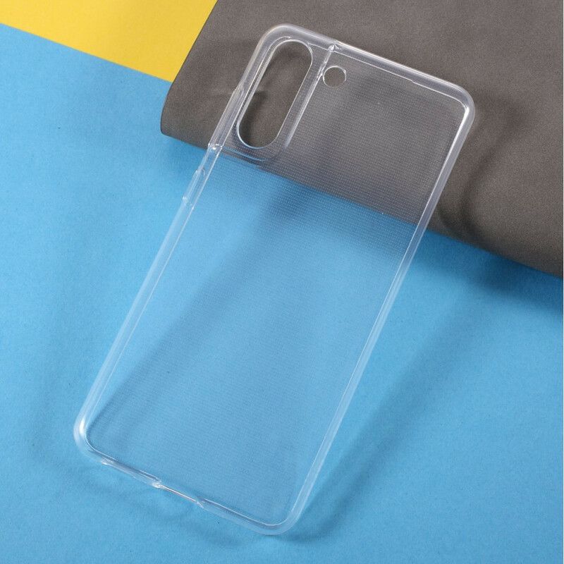 Cover Samsung Galaxy S21 Fe Gennemsigtig Enkel