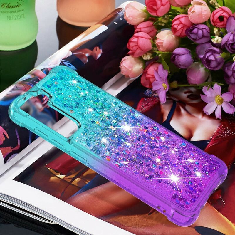 Cover Samsung Galaxy S21 Fe Glitterfarver