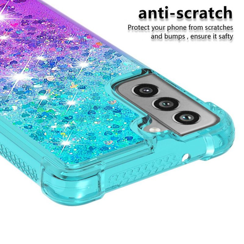 Cover Samsung Galaxy S21 Fe Glitterfarver