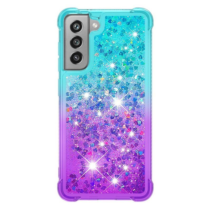 Cover Samsung Galaxy S21 Fe Glitterfarver