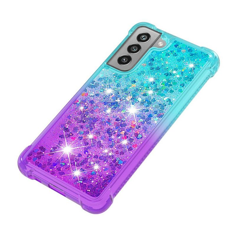 Cover Samsung Galaxy S21 Fe Glitterfarver