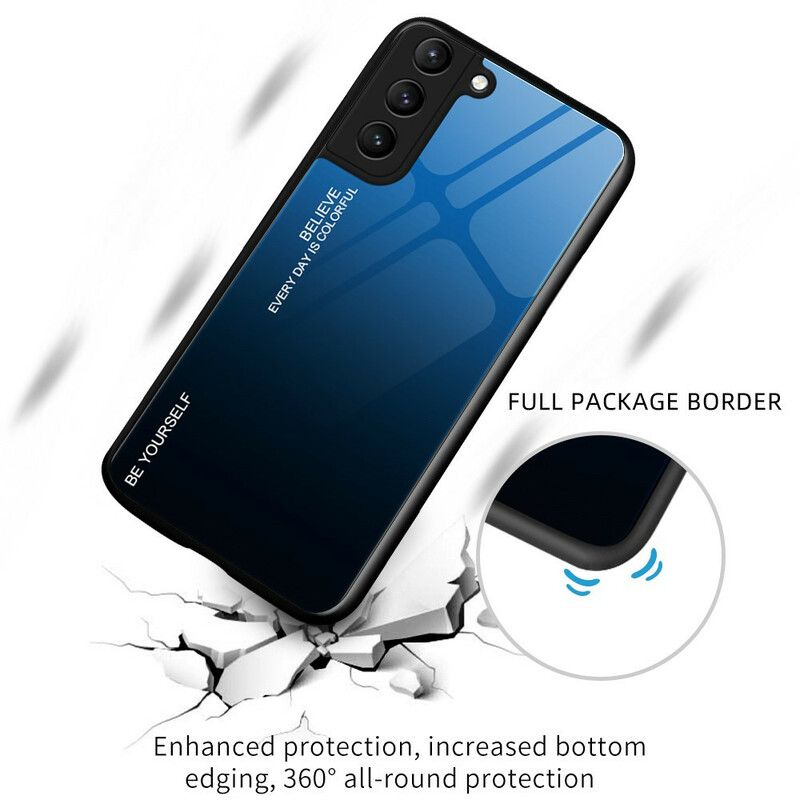 Cover Samsung Galaxy S21 Fe Hærdet Glas Vær Dig Selv