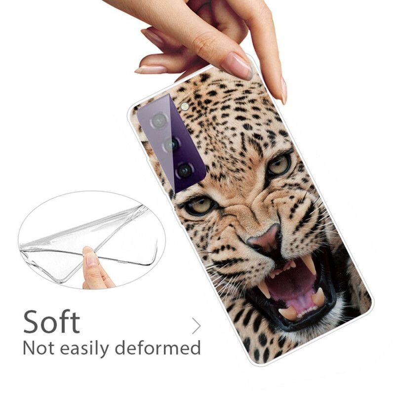 Cover Samsung Galaxy S21 Fe Telefon Etui Fantastisk Feline