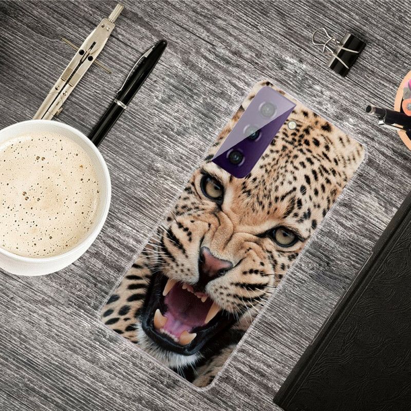 Cover Samsung Galaxy S21 Fe Telefon Etui Fantastisk Feline