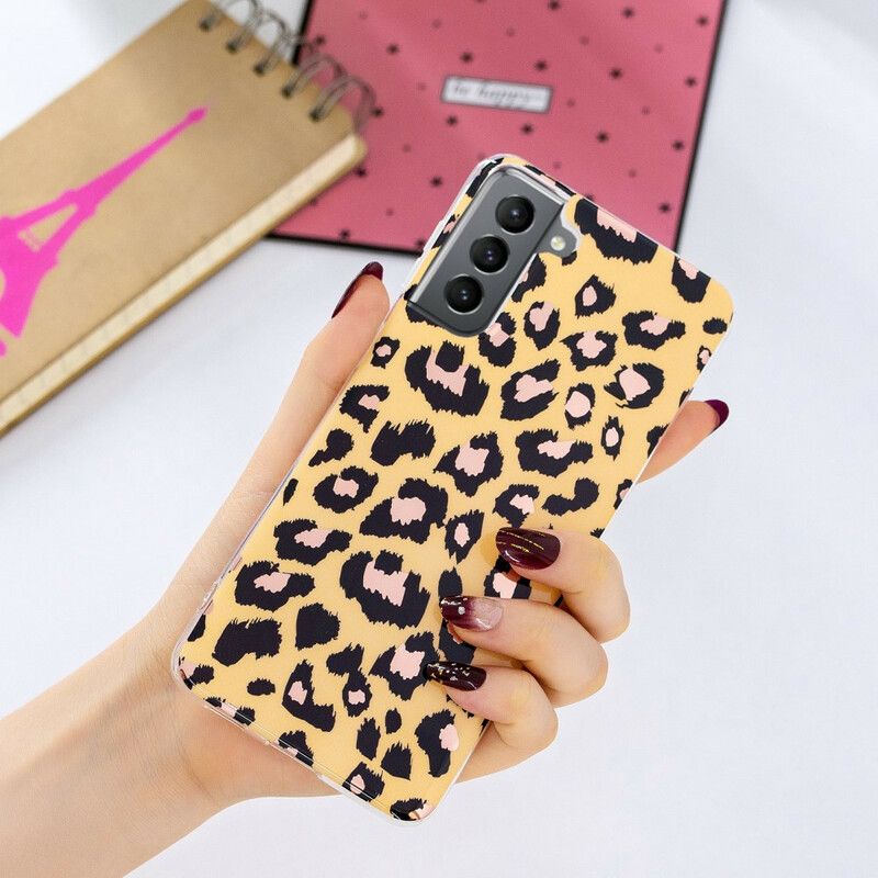 Cover Samsung Galaxy S21 Fe Telefon Etui Marble Design Ultra