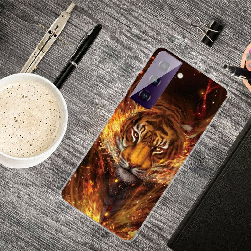 Cover Til Samsung Galaxy S21 Fe Fleksibel Tiger