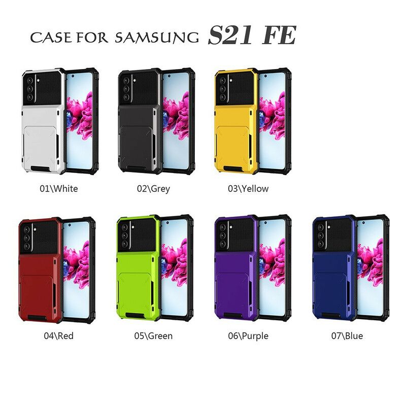 Cover Til Samsung Galaxy S21 Fe Flip Style Kortholder