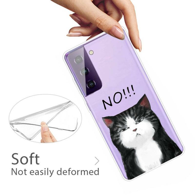 Cover Til Samsung Galaxy S21 Fe Katten Der Siger Nej