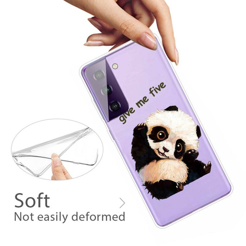 Cover Til Samsung Galaxy S21 Fe Panda Giv Me Five