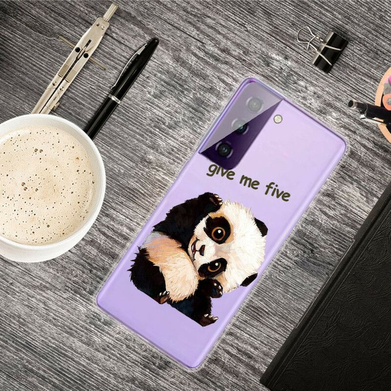 Cover Til Samsung Galaxy S21 Fe Panda Giv Me Five