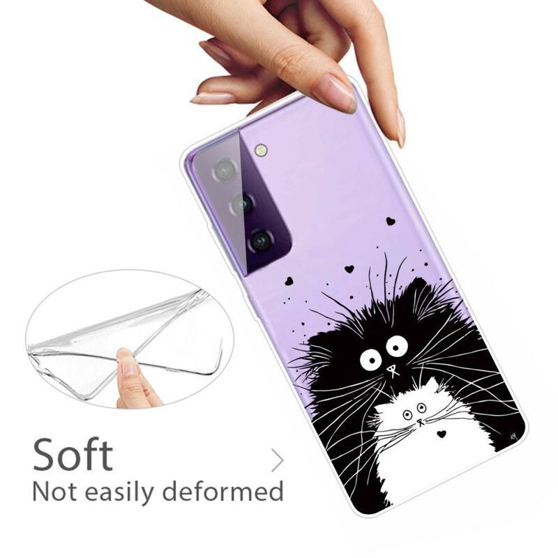 Cover Til Samsung Galaxy S21 Fe Se På Katte