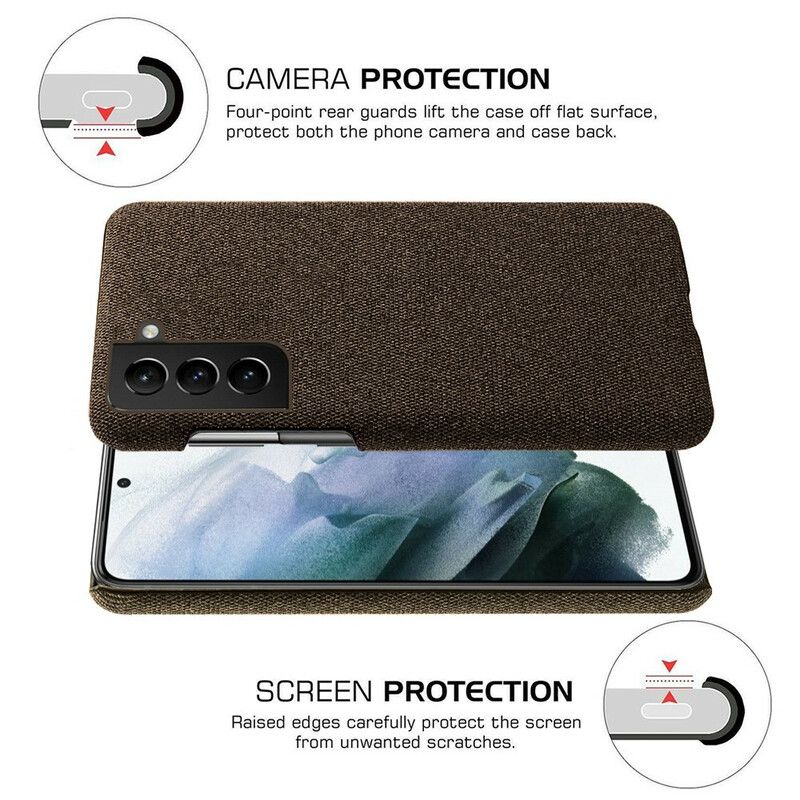 Cover Til Samsung Galaxy S21 Fe Stoftekstur Ksq