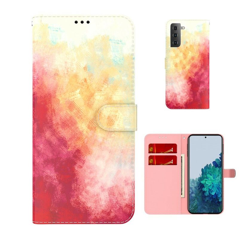 Flip Cover Samsung Galaxy S21 Fe Abstraktion