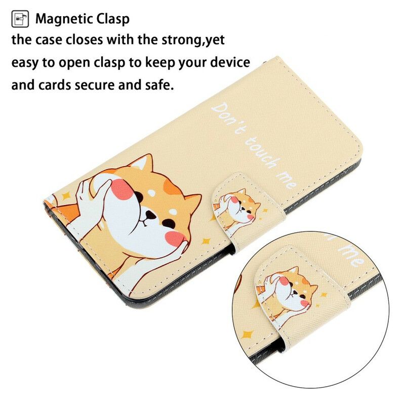 Flip Cover Samsung Galaxy S21 Fe Cat Don't Touch Me Thong