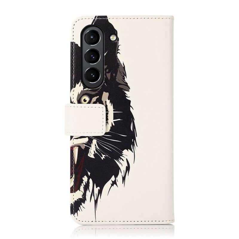 Flip Cover Samsung Galaxy S21 Fe Fierce Tiger