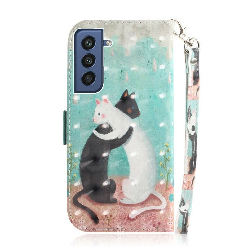 Flip Cover Samsung Galaxy S21 Fe Friends Thong Cats