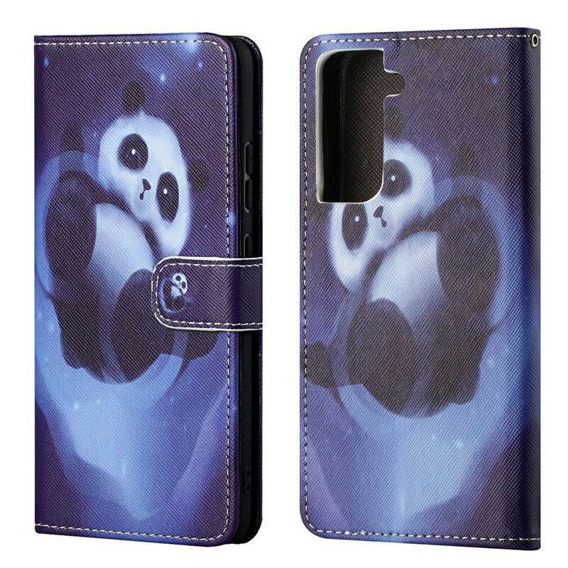 Flip Cover Samsung Galaxy S21 Fe Panda Space