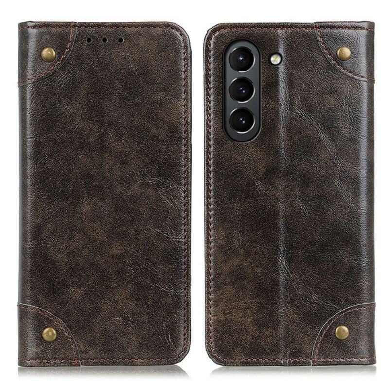 Flip Cover Samsung Galaxy S21 Fe Vintage Nitter-version