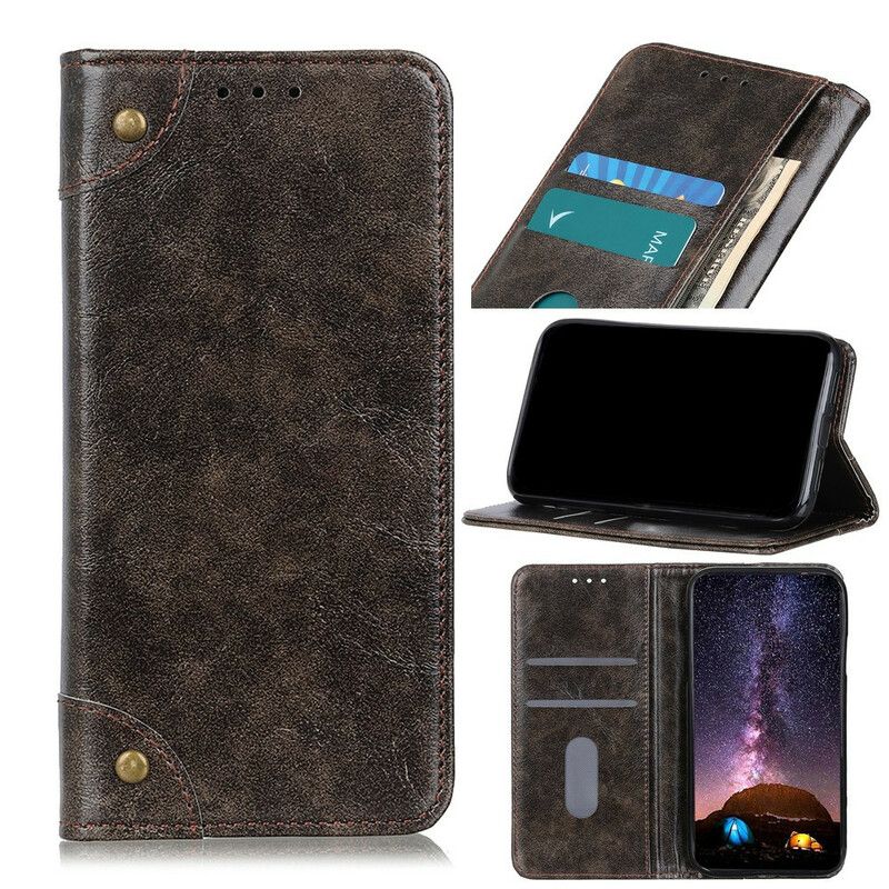 Flip Cover Samsung Galaxy S21 Fe Vintage Nitter-version