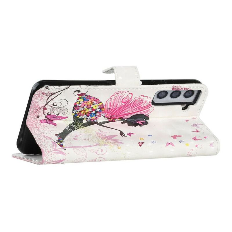 Flip Cover Til Samsung Galaxy S21 Fe Magic Fairy