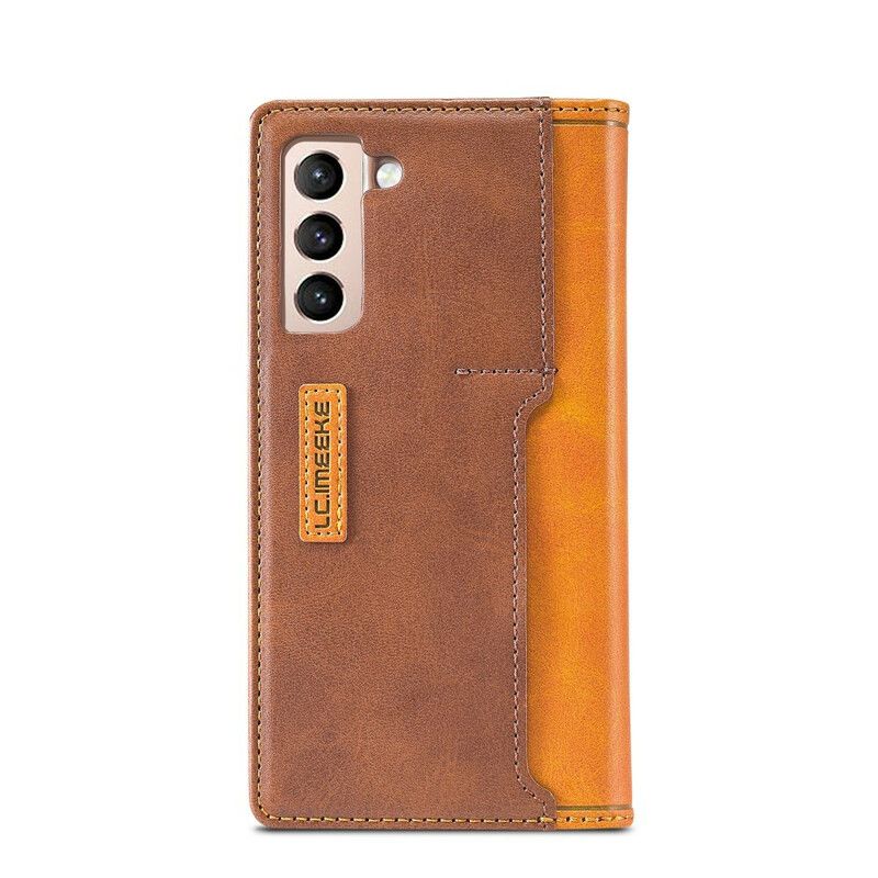 Læder Cover Samsung Galaxy S21 Fe Telefon Etui Lc-001 Series Lc.imeeke