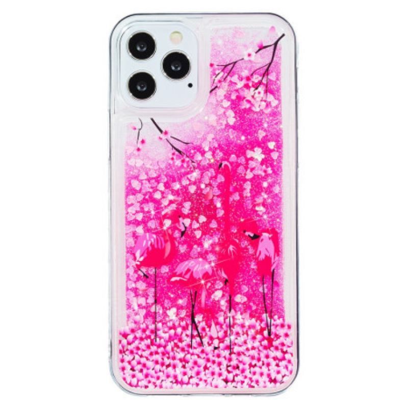 Cover iPhone 15 Pro Max Flamingo Glitter