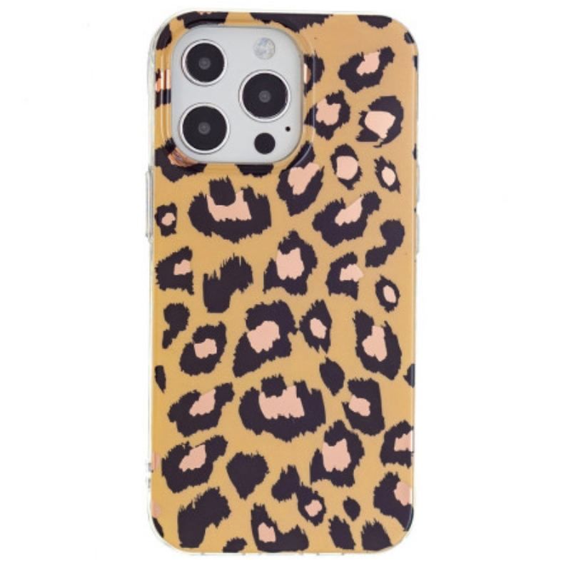 Cover iPhone 15 Pro Max Leopardmønster