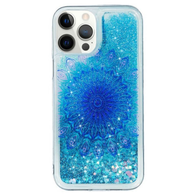 Cover iPhone 15 Pro Max Mandala Glitter