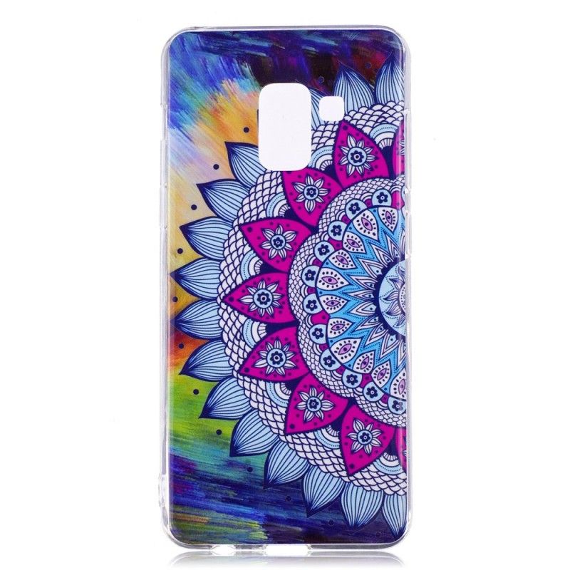 Cover Samsung Galaxy A8 Fluorescerende Mandala