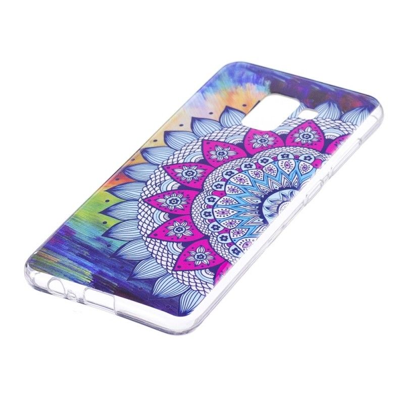 Cover Samsung Galaxy A8 Fluorescerende Mandala