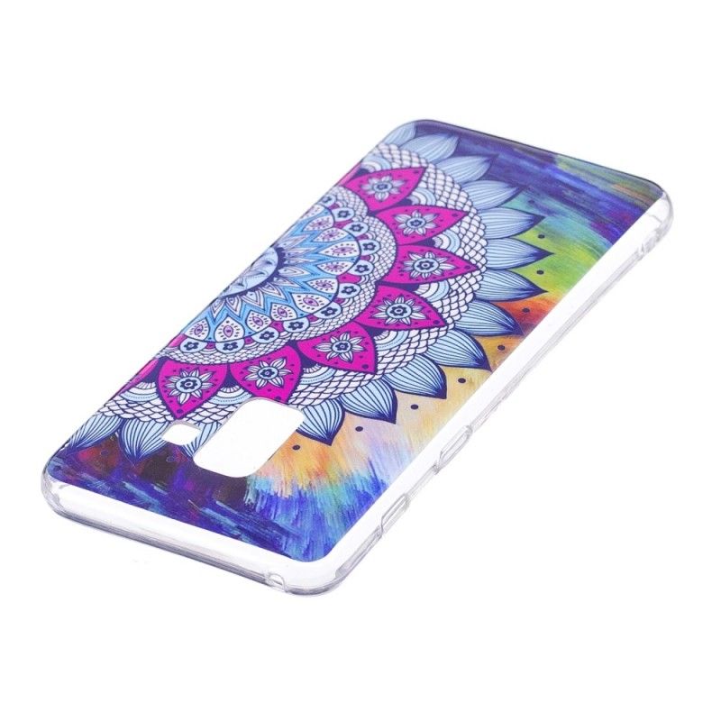 Cover Samsung Galaxy A8 Fluorescerende Mandala