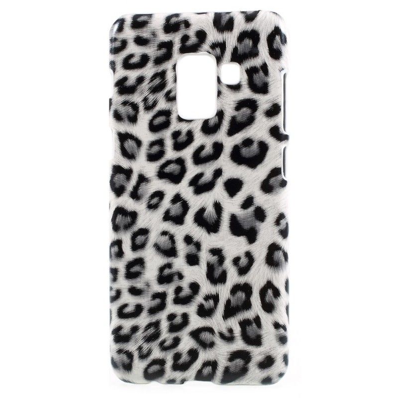 Cover Samsung Galaxy A8 Hvid Leopard