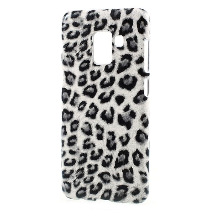 Cover Samsung Galaxy A8 Hvid Leopard