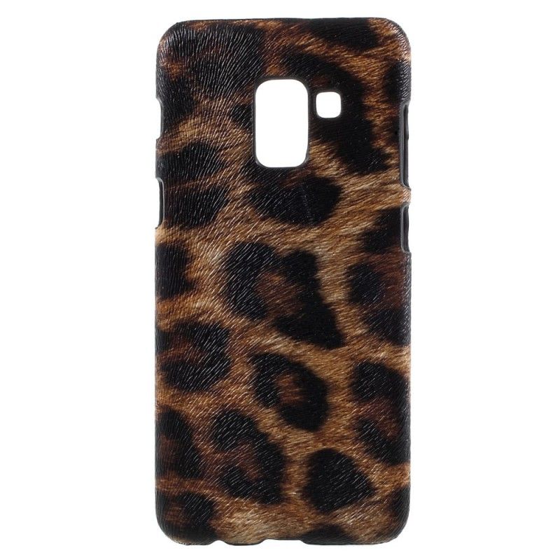 Cover Samsung Galaxy A8 Hvid Leopard