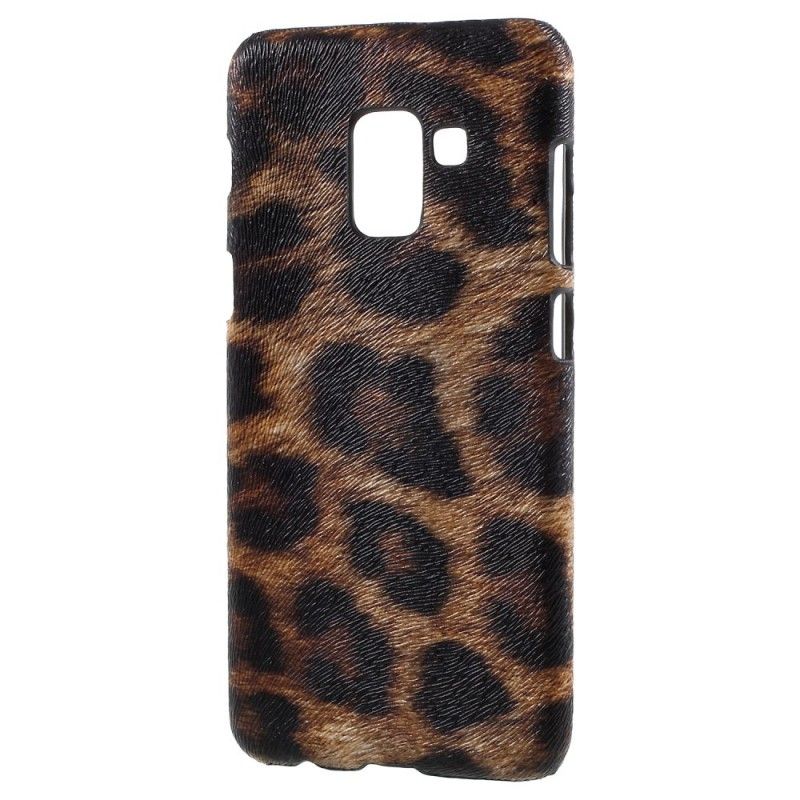 Cover Samsung Galaxy A8 Hvid Leopard