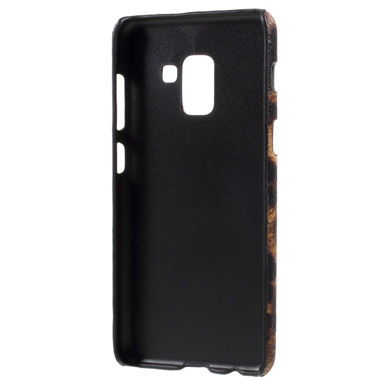 Cover Samsung Galaxy A8 Hvid Leopard