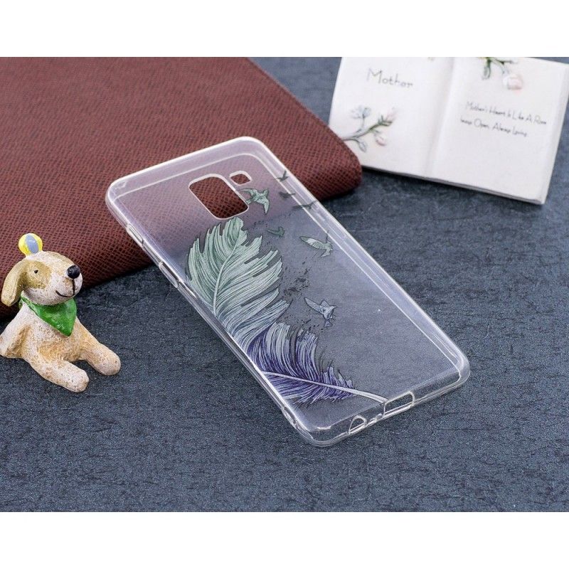 Cover Samsung Galaxy A8 Lys Fjer Beskyttelse