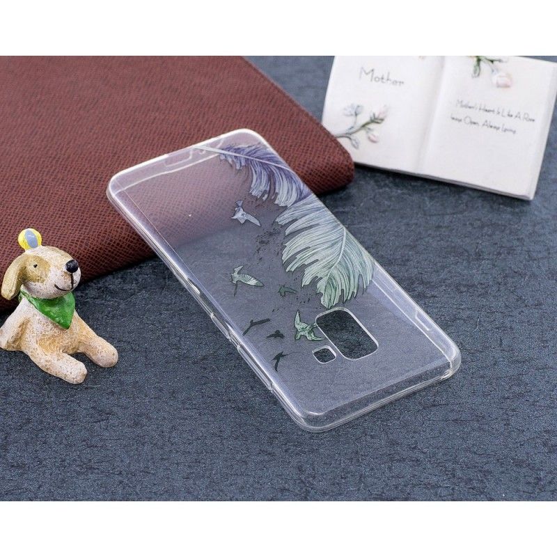 Cover Samsung Galaxy A8 Lys Fjer Beskyttelse