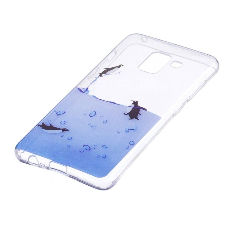 Cover Samsung Galaxy A8 Mobilcover Spil Pingviner