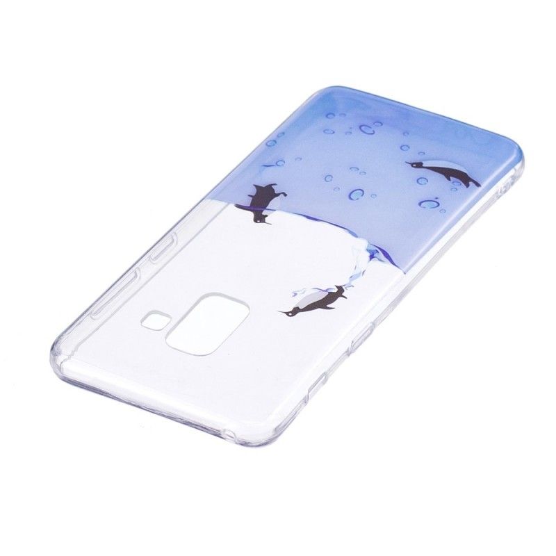 Cover Samsung Galaxy A8 Mobilcover Spil Pingviner