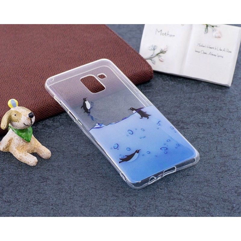 Cover Samsung Galaxy A8 Mobilcover Spil Pingviner